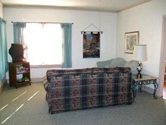 Living Room at the Arkansas House River House